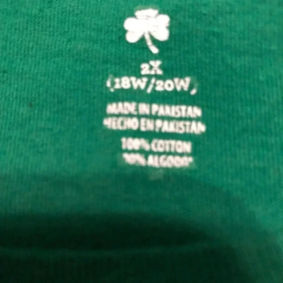 St.Patrick’s Day Shirt Women’s Size 18-20W/2X. Measurements in pictures. - Picture 3 of 6